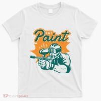Eat Paint Funny Paintball T-Shirt thumb 0