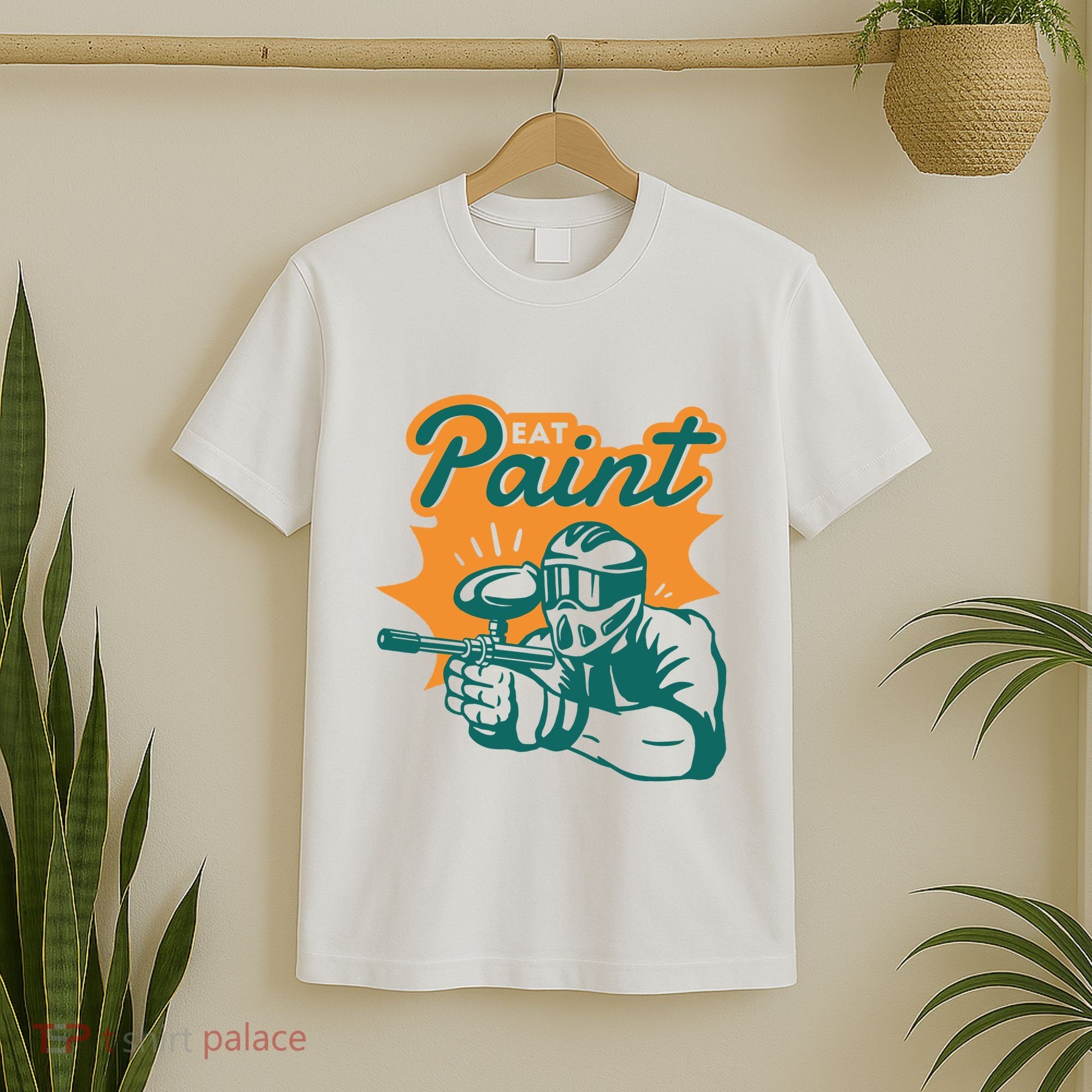Eat Paint Funny Paintball T-Shirt