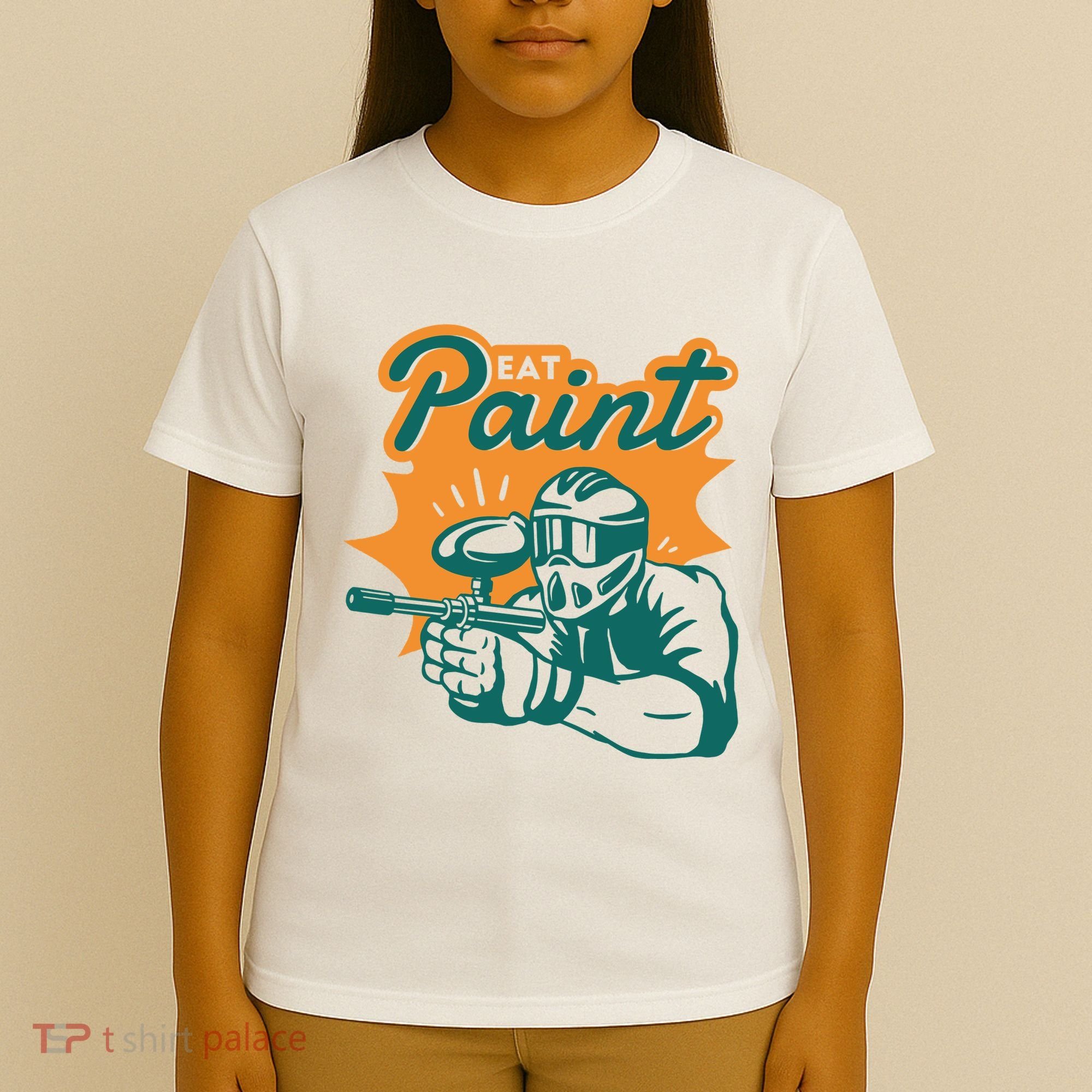 Eat Paint Funny Paintball T-Shirt