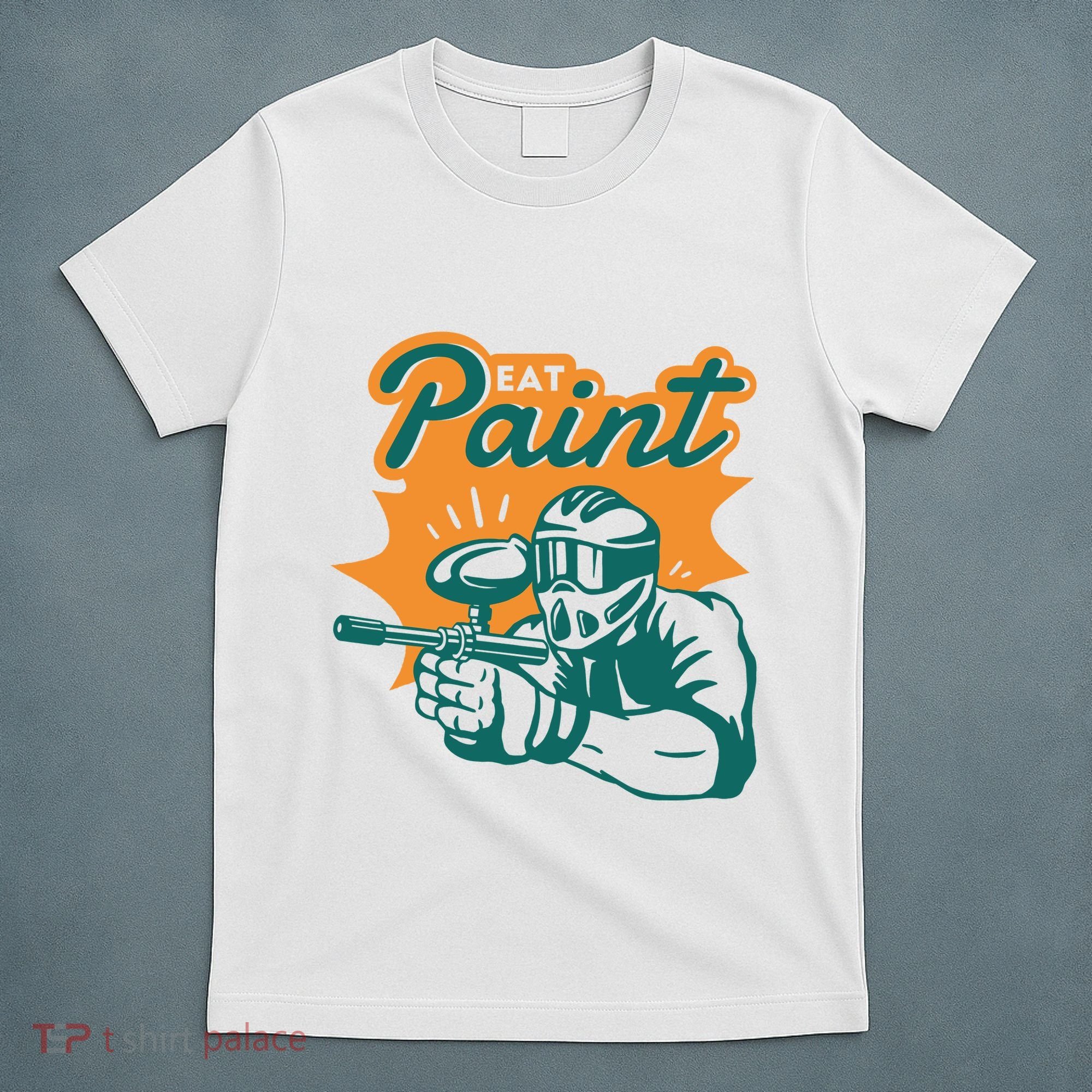 Eat Paint Funny Paintball T-Shirt