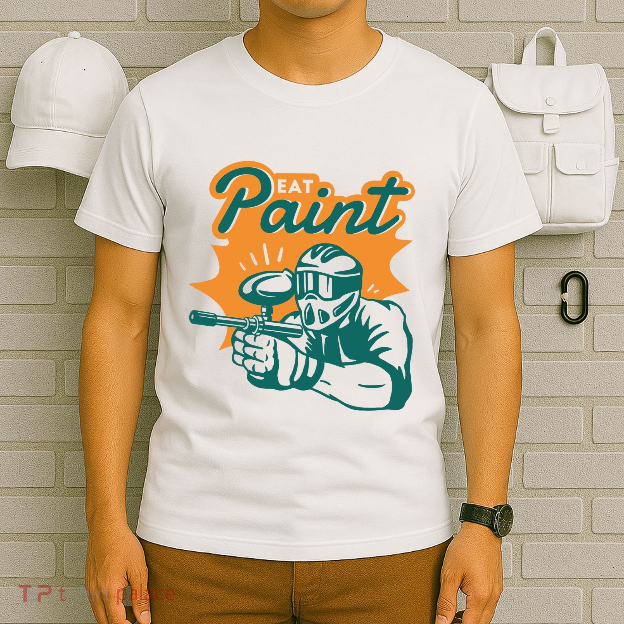 Eat Paint Funny Paintball T-Shirt