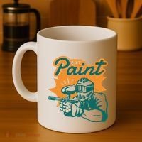 Eat Paint Funny Paintball Coffee Mug thumb 4