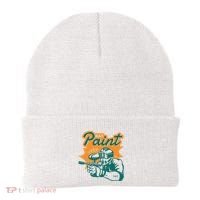 Eat Paint Funny Paintball Beanie thumb 0