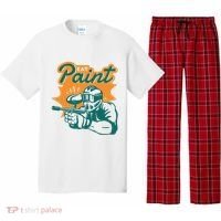 Eat Paint Funny Paintball Pajama Set thumb 0