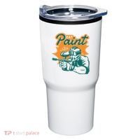 Eat Paint Funny Paintball Tumbler thumb 0