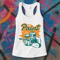 Eat Paint Funny Paintball Women's Tank Top thumb 3