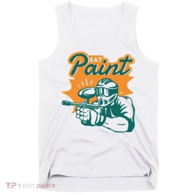 Eat Paint Funny Paintball Tank Top