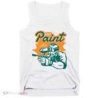 Eat Paint Funny Paintball Tank Top thumb 0