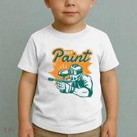 Eat Paint Funny Paintball Toddler T-Shirt thumb 2