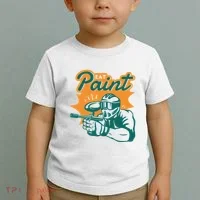 Eat Paint Funny Paintball Toddler T-Shirt thumb 2