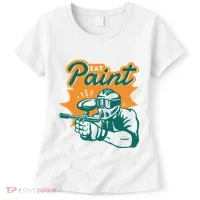 Eat Paint Funny Paintball Women's T-Shirt thumb 0