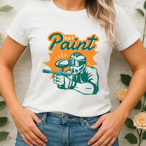 Eat Paint Funny Paintball Women's T-Shirt