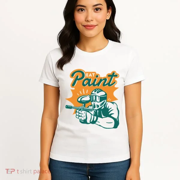 Eat Paint Funny Paintball Women's T-Shirt