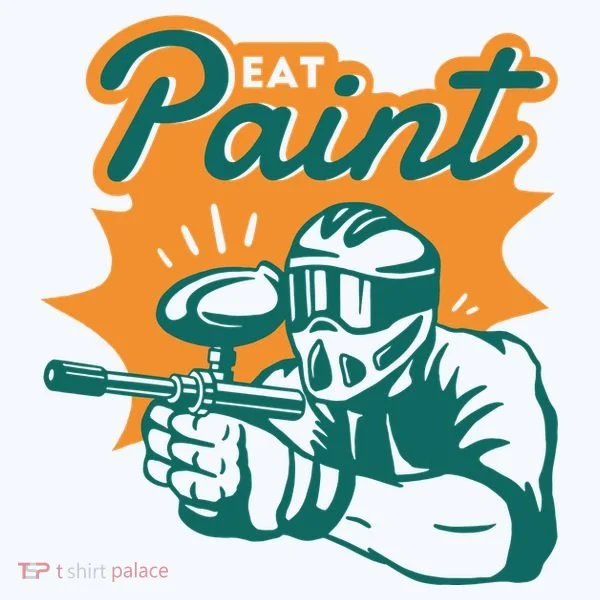 Eat Paint Funny Paintball Women's T-Shirt