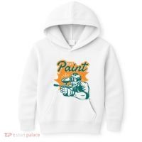 Eat Paint Funny Paintball Kids Hoodie thumb 0