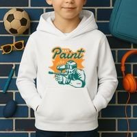 Eat Paint Funny Paintball Kids Hoodie thumb 2