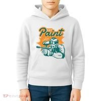 Eat Paint Funny Paintball Kids Hoodie thumb 4