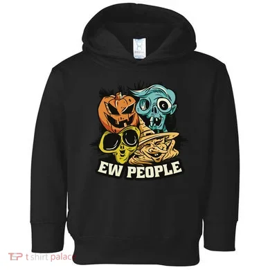 Ew People Halloween Toddler Hoodie