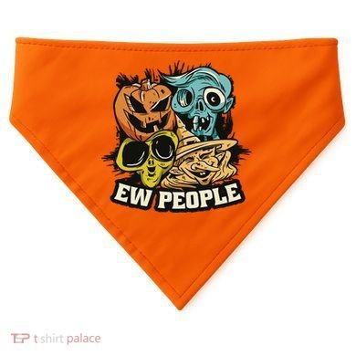 Ew People Halloween USA-Made Doggie Bandana