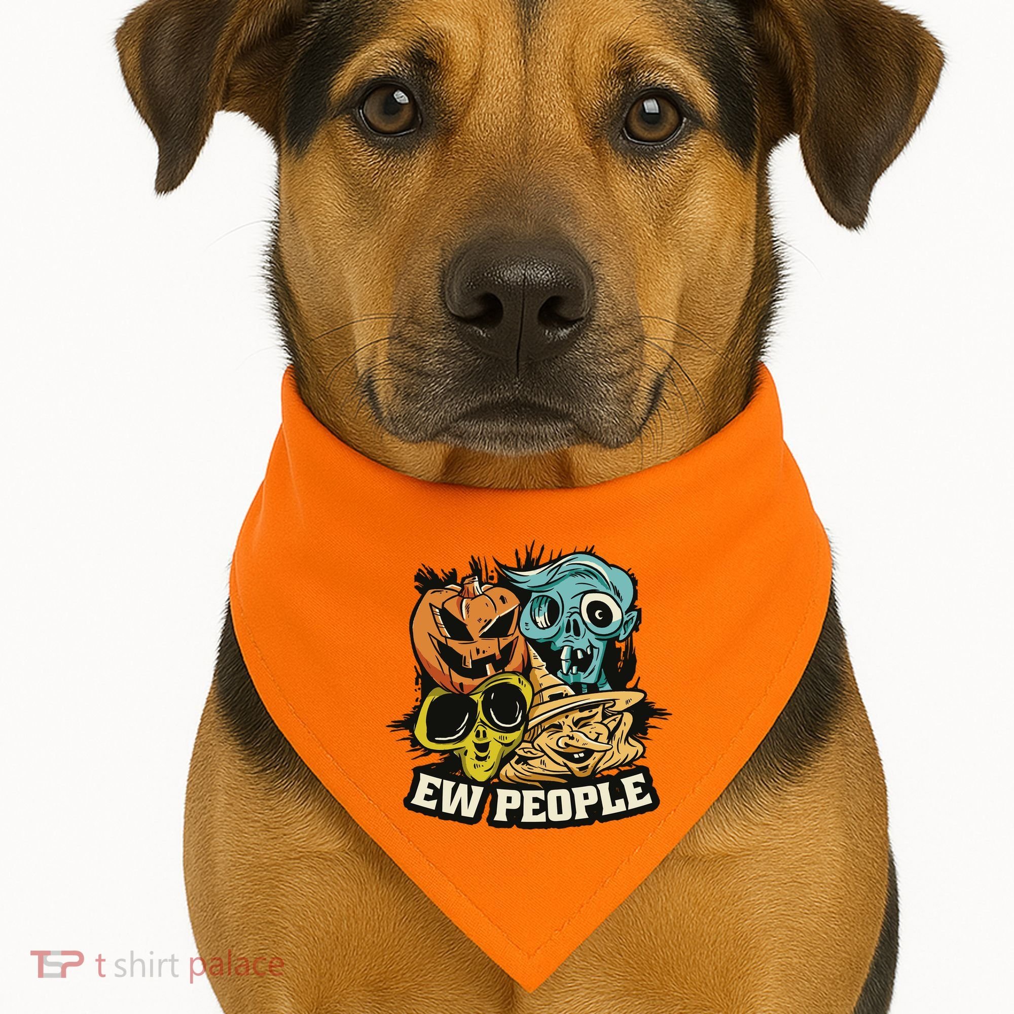 Ew People Halloween USA-Made Doggie Bandana