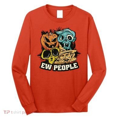 Ew People Halloween Long Sleeve Shirt