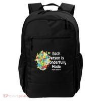 Each Person Is Wonderfully Made Christian Autism Backpack thumb 0