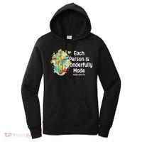 Each Person Is Wonderfully Made Christian Autism Women's Hoodie thumb 0