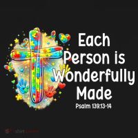 Each Person Is Wonderfully Made Christian Autism Mousepad thumb 1
