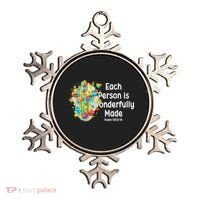 Each Person Is Wonderfully Made Christian Autism Ornament thumb 0