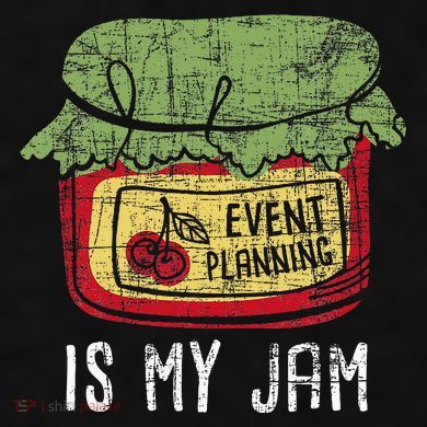 Event Planning Is My Jam Party Coordinator Events Planner Ladies PosiCharge Tri-Blend Wicking Tank