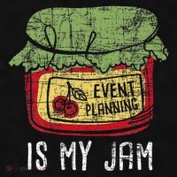 Event Planning Is My Jam Party Coordinator Events Planner Ladies PosiCharge Tri-Blend Wicking Tank thumb 2