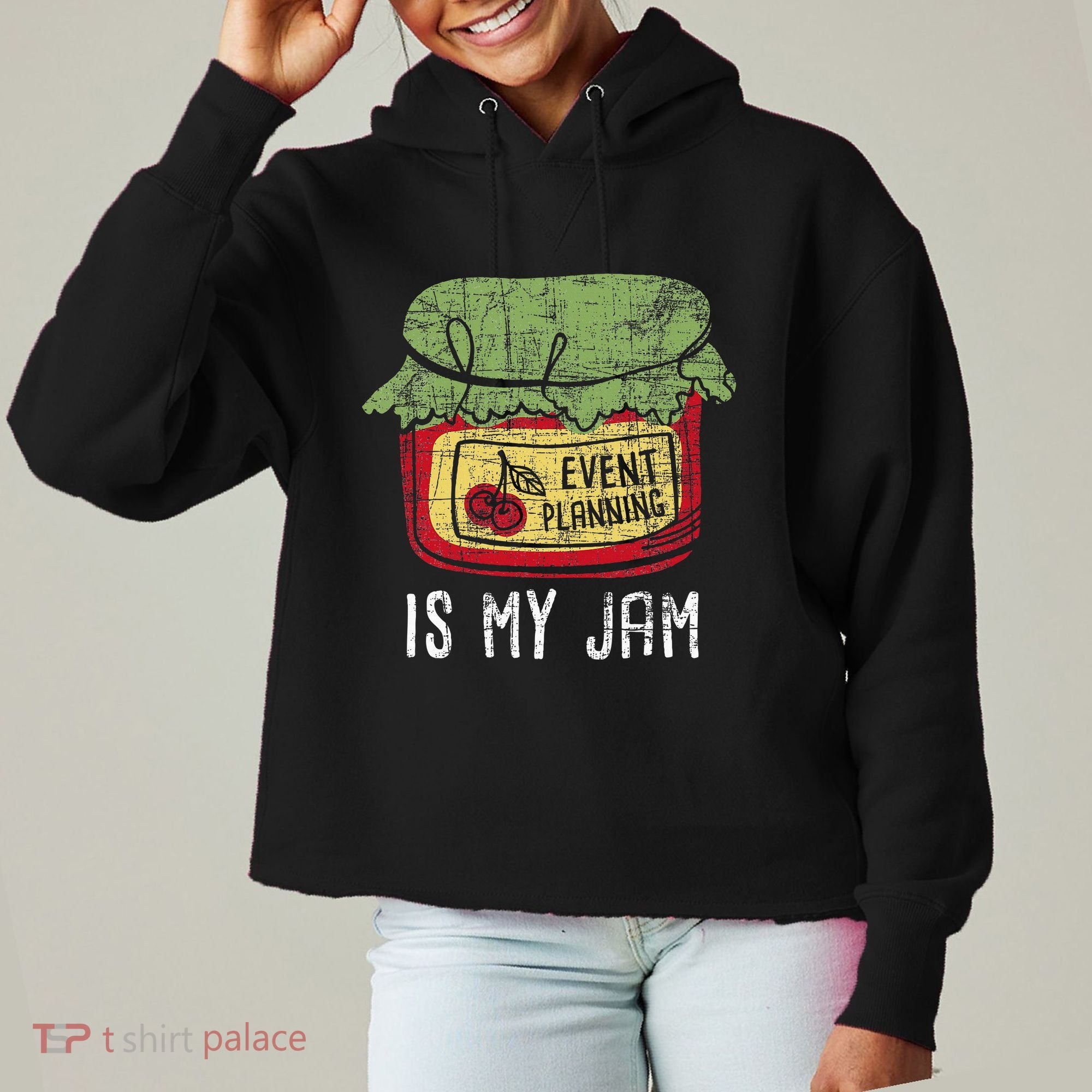 Event Planning Is My Jam Party Coordinator Events Planner Ladies Heavyweight Boxy Pullover Hoodie