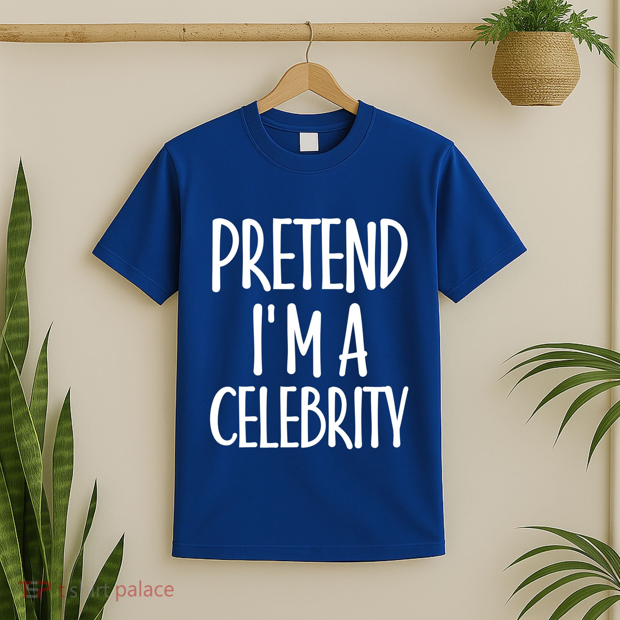 Easy Pretend I'm Celebrity Costume For Famous Halloween Cute Gift T-Shirt