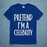 Easy Pretend I'm Celebrity Costume For Famous Halloween Cute Gift T-Shirt thumb 5