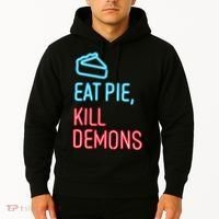 Eat Pie Kill Demons Supernatural Hoodie thumb 2