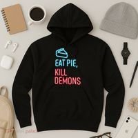 Eat Pie Kill Demons Supernatural Hoodie thumb 3