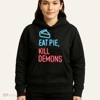 Eat Pie Kill Demons Supernatural Hoodie thumb 5