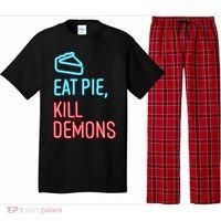 Eat Pie Kill Demons Supernatural Pajama Set thumb 0