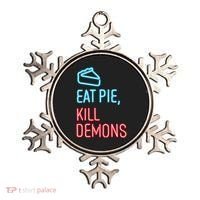 Eat Pie Kill Demons Supernatural Ornament thumb 0