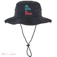 Eat Pie Kill Demons Supernatural Bucket Hat thumb 0