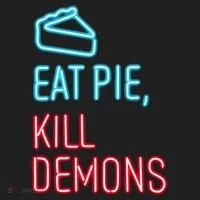 Eat Pie Kill Demons Supernatural Hat thumb 2