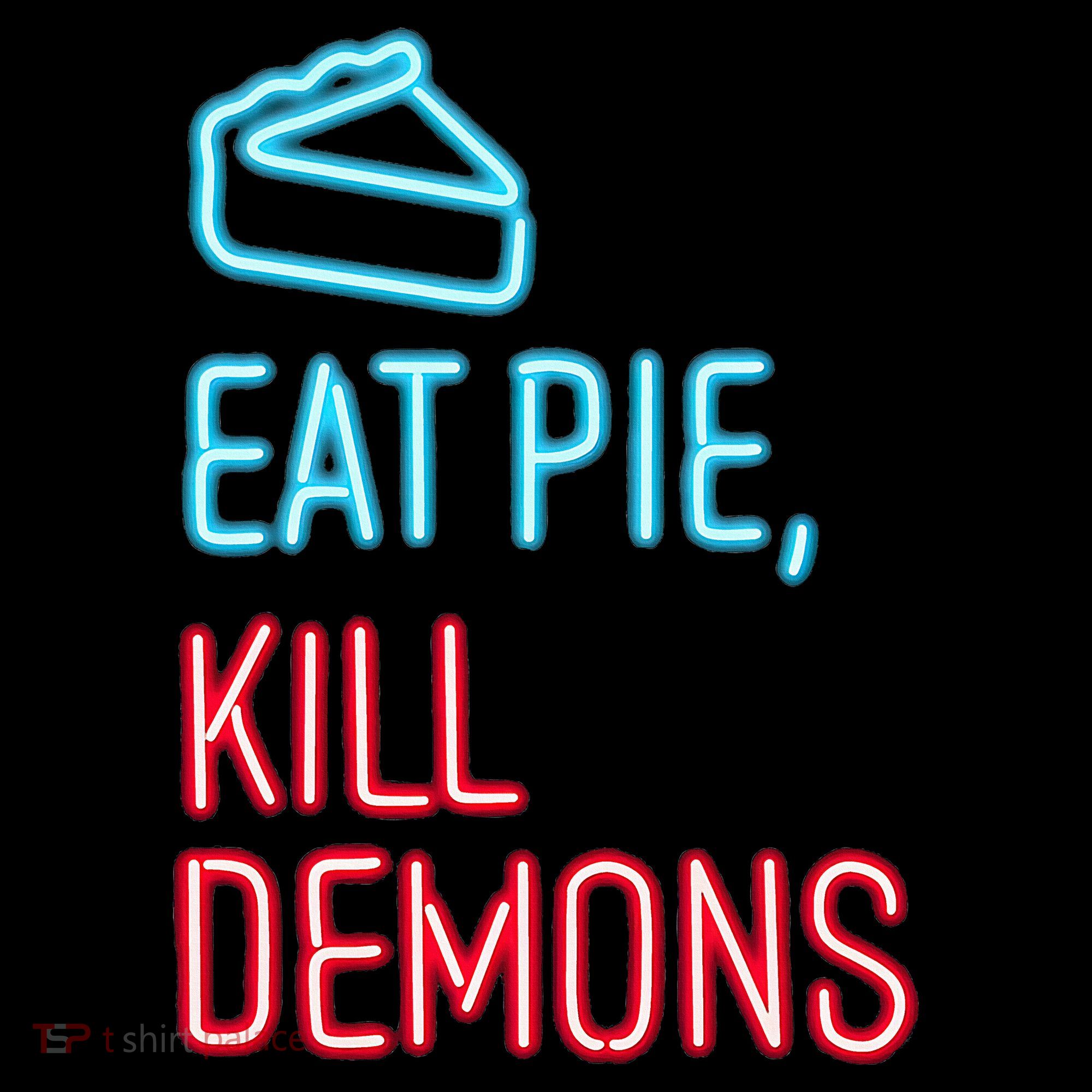 Eat Pie Kill Demons Supernatural Tank Top