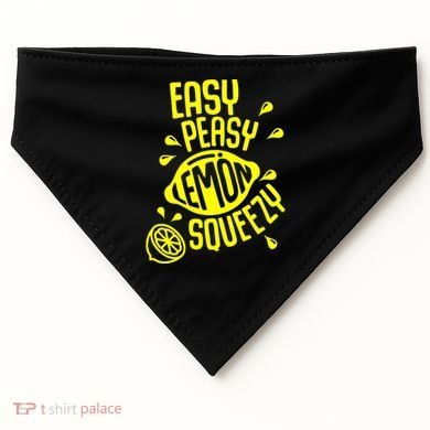 Easy Peasy Lemon Squeezy USA-Made Doggie Bandana