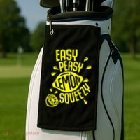 Easy Peasy Lemon Squeezy Golf Towel thumb 2