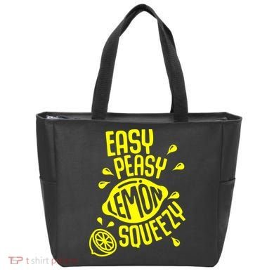 Easy Peasy Lemon Squeezy Tote Bag