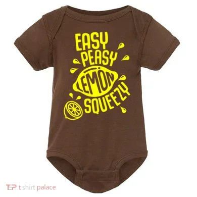 Easy Peasy Lemon Squeezy Baby Bodysuit
