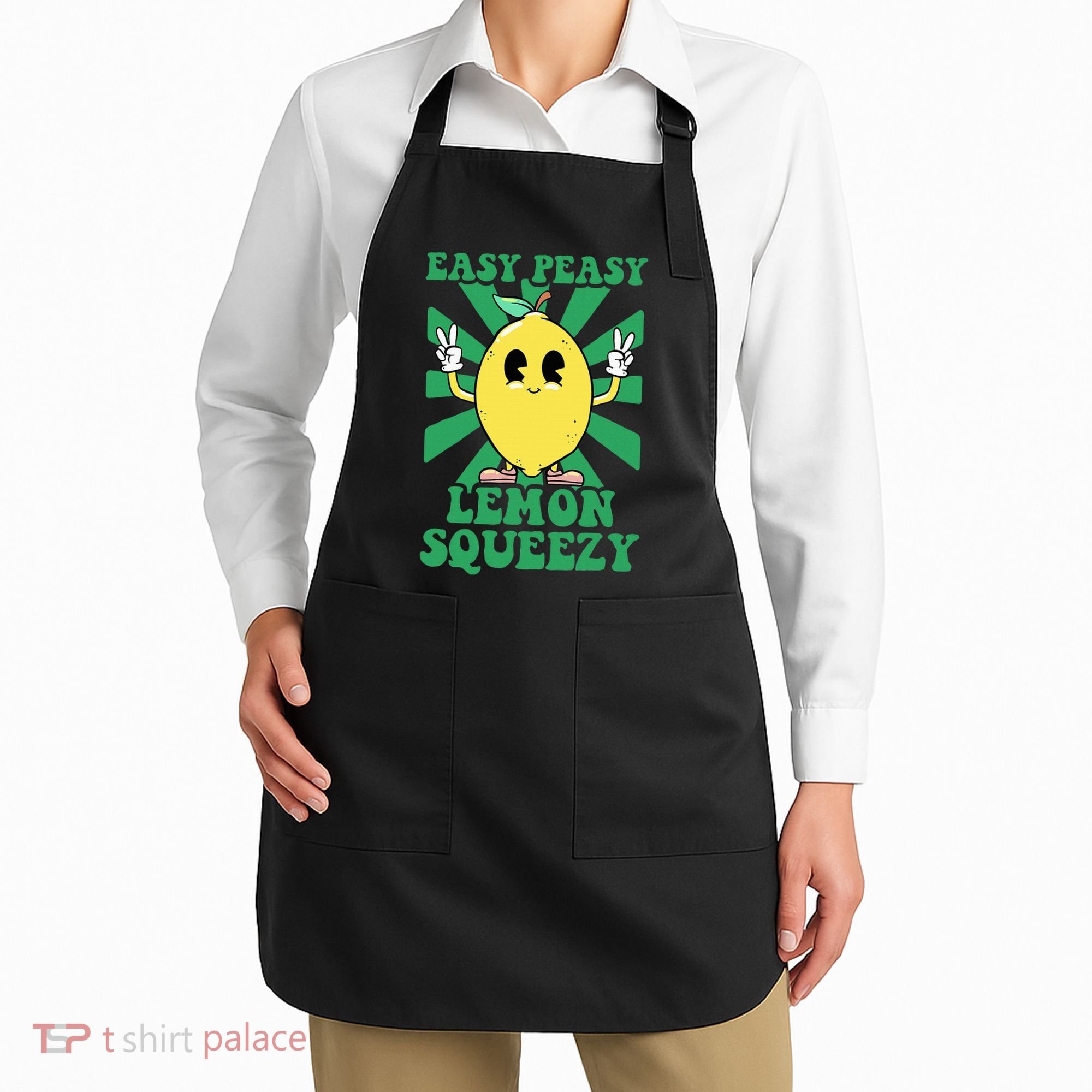 Easy Peasy Lemon Squeezy Lemonade Ceo Funny Lemon Lemonade Apron