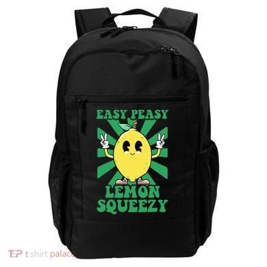 Easy Peasy Lemon Squeezy Lemonade Ceo Funny Lemon Lemonade Backpack