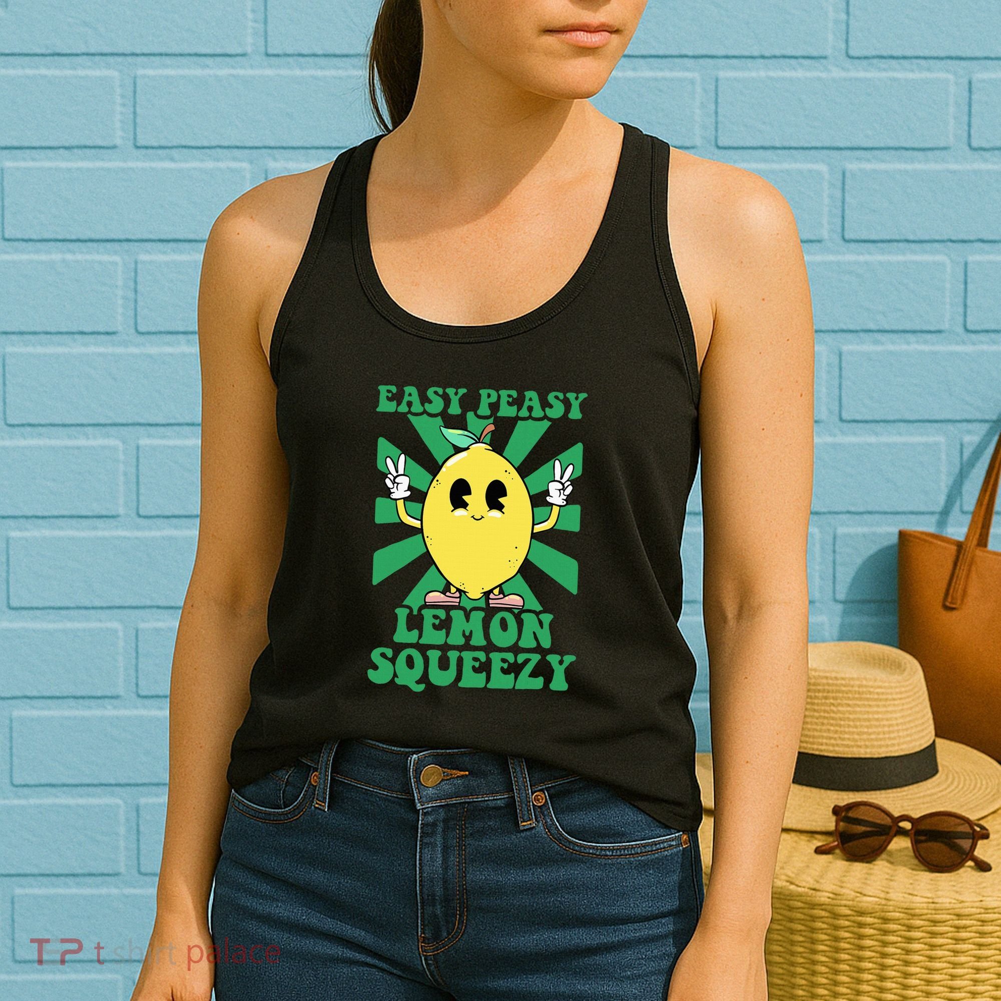 Easy Peasy Lemon Squeezy Lemonade Ceo Funny Lemon Lemonade Women's Tank Top