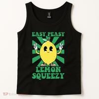Easy Peasy Lemon Squeezy Lemonade Ceo Funny Lemon Lemonade Tank Top thumb 2